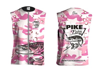 KAMIZELKA, BEZRĘKAWNIK PIKE PRO (pink camo)