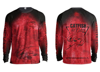 BLUZA ZAWODNICZA CATFISH PRO (red)