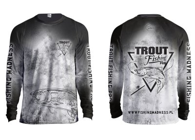 BLUZA ZAWODNICZA TROUT PRO (silver grunge)