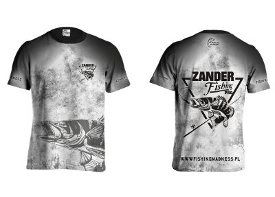 KOSZULKA TSHIRT ZANDER PRO (silver grunge)