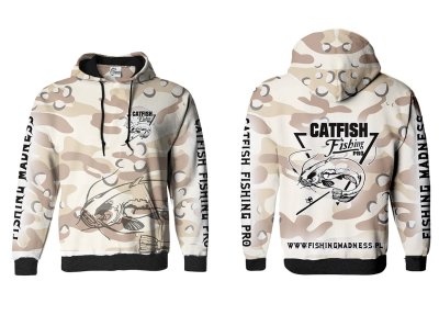 BLUZA Z KAPTUREM CATFISH PRO (desert camo)