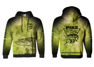 BLUZA Z KAPTUREM PIKE PRO (green)