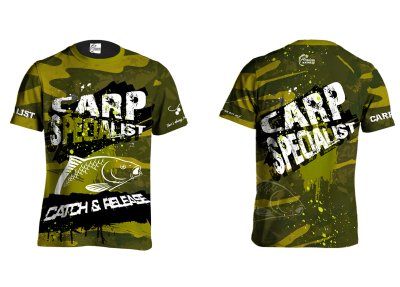 KOSZULKA TSHIRT CARP SPECIALIST (green)