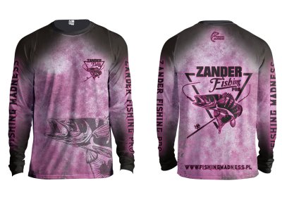 CIEPŁA BLUZA BEZ KAPTURA ZANDER PRO (pink)