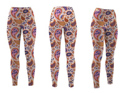 LEGGINSY PAISLEY VIOLET